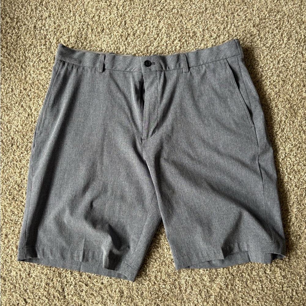 Walter Hagen Charcoal Flat Front Golf Shorts